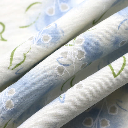1Pc 59x19.68inch(150x50cm) leaves Tie Dye 100% Polyester Material fabric, Pre-Cut for DIY Sofa Covers & Handmade Projects