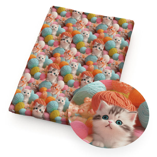 flowerfloral imitation embroidery series cat yarn fabric