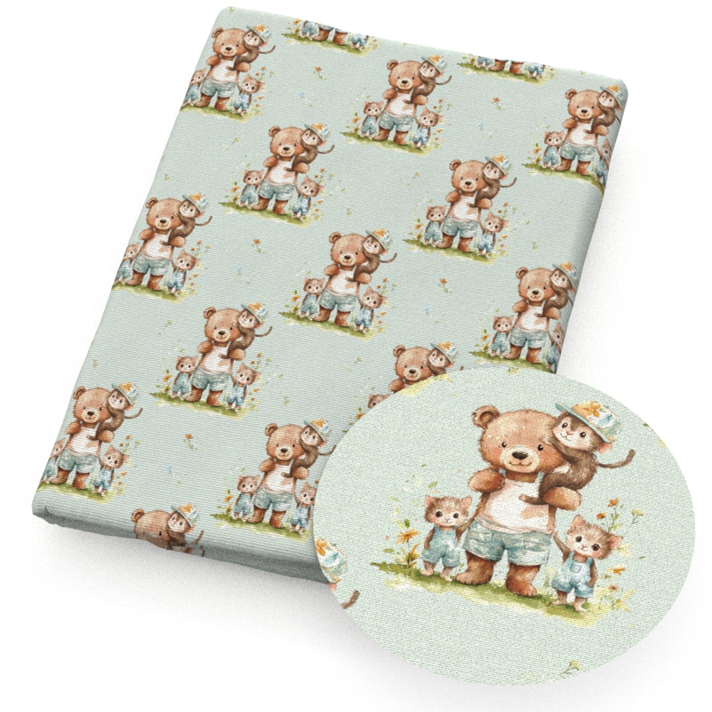 cat monkey fabric