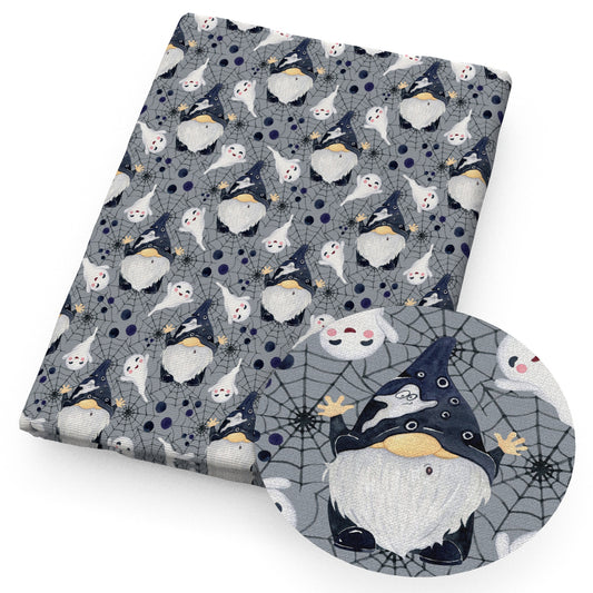 halloween skull ghost skeleton bones spiderspider web fabric