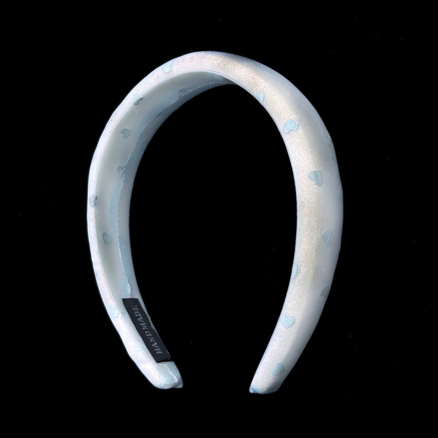 offset printing heart organza high cranial hairband