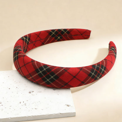Vintage Checkered Headband