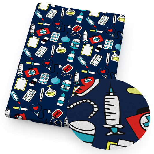 medical design theme fabric
