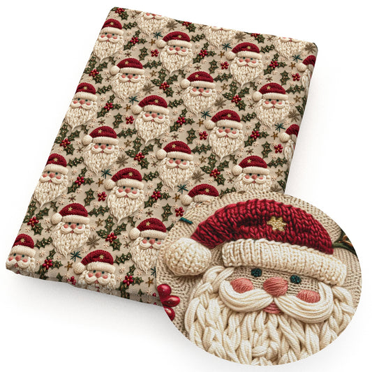 imitation embroidery series christmas day fabric