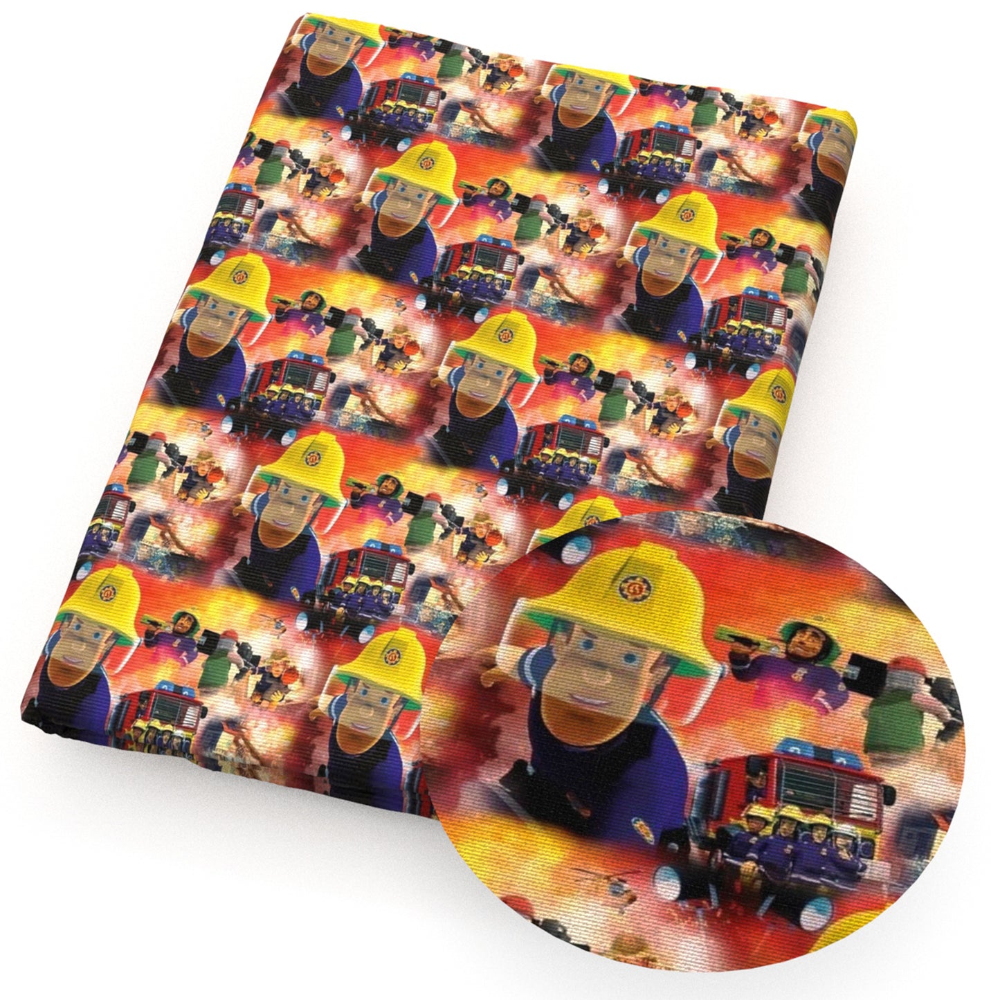 fire truckfire hydrantfiremen fabric
