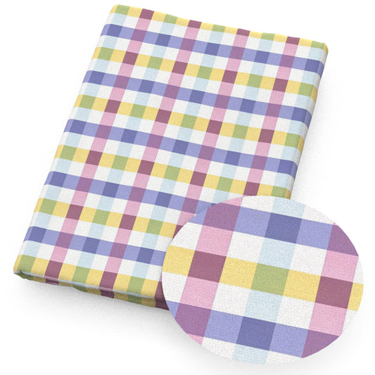 plaid grid color series fabric