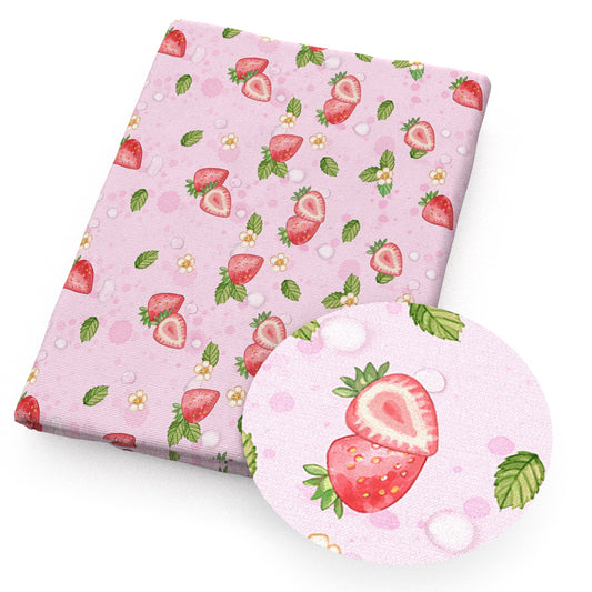 strawberry fabric