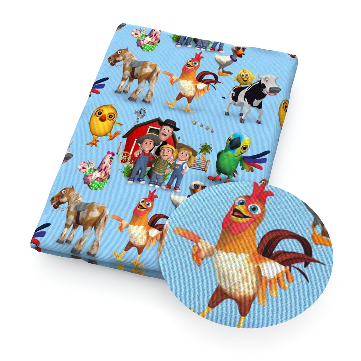 cartoon printed fabric