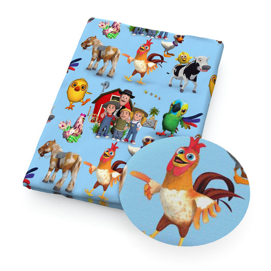 cartoon printed fabric
