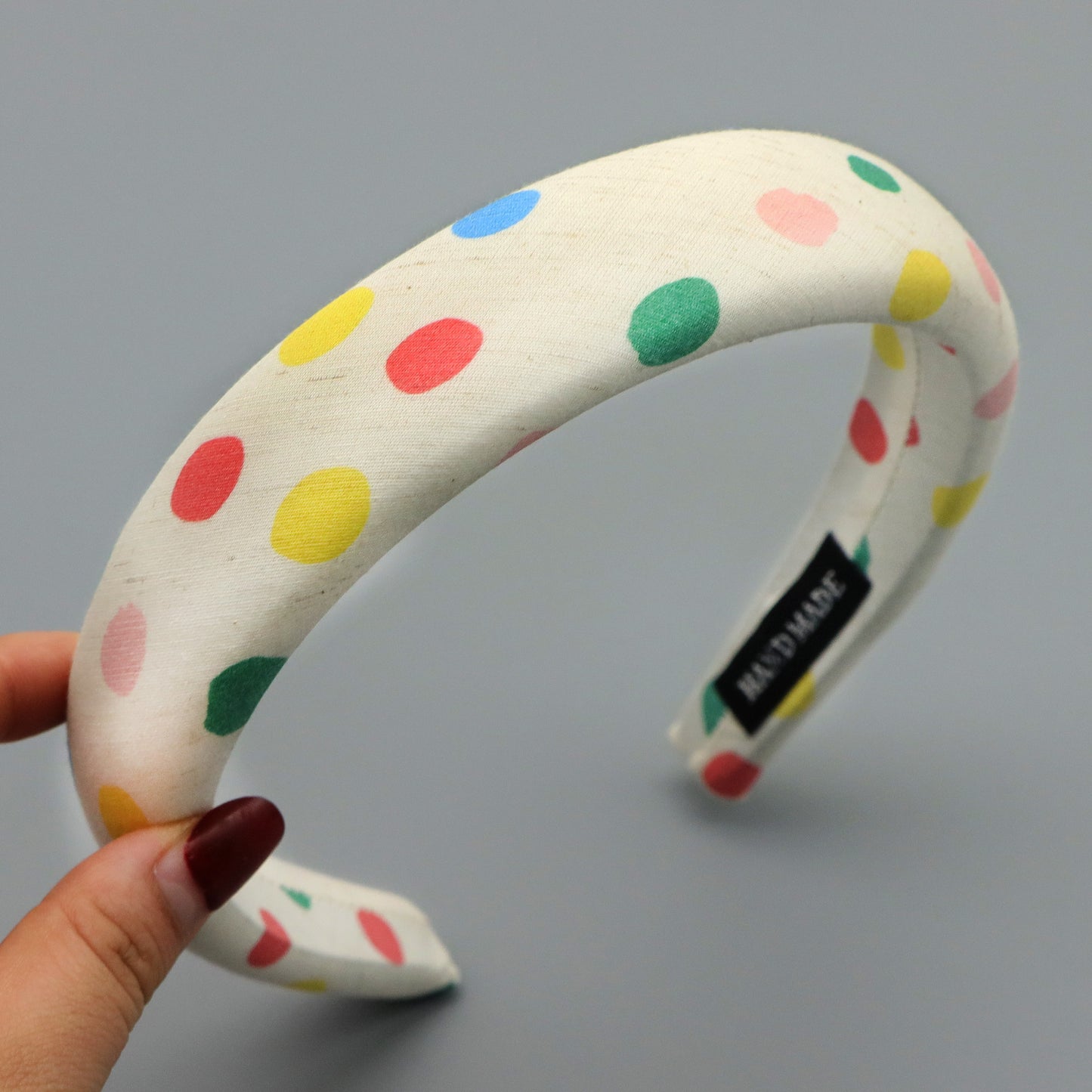 Rainbow Dots Headband