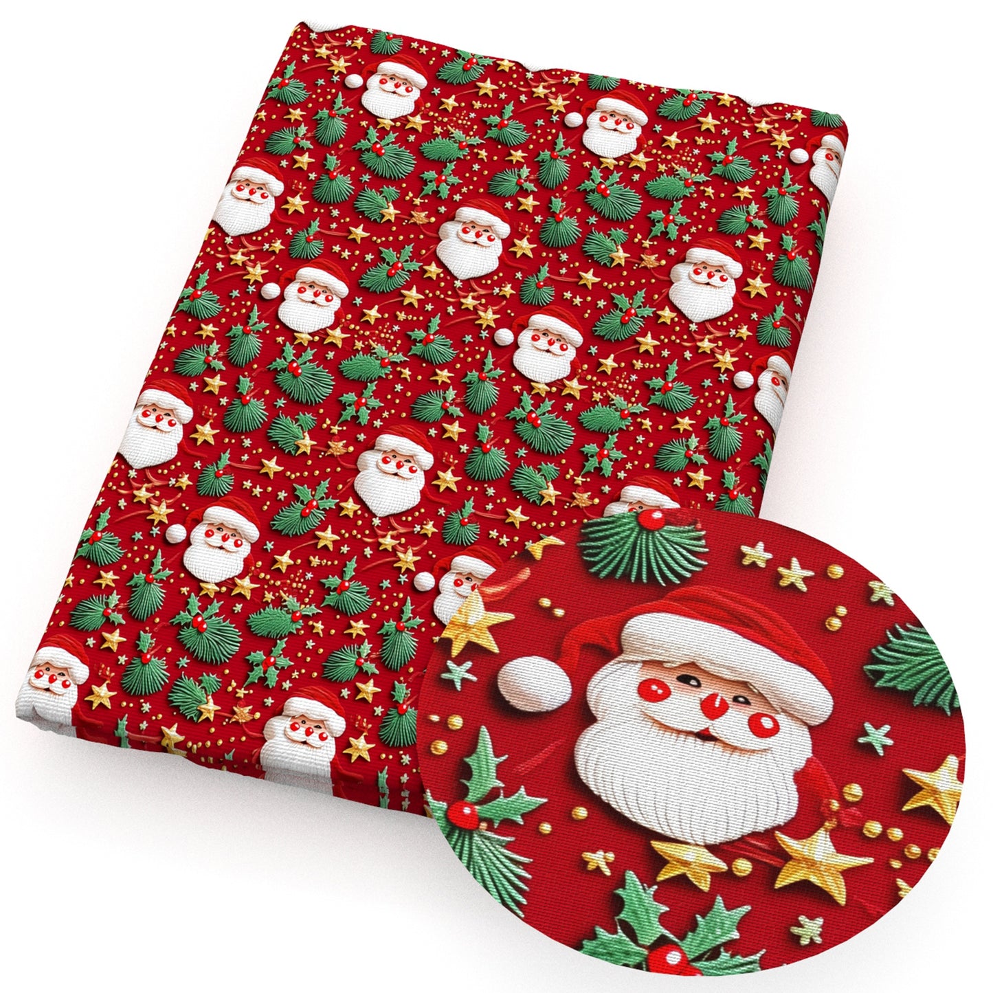 imitation embroidery series christmas day star starfish fabric