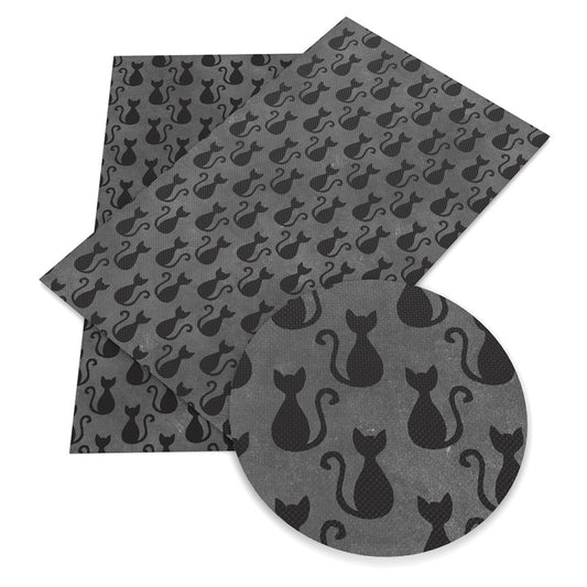 halloween cat fabric