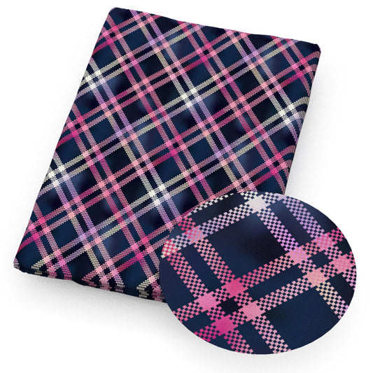 plaid grid fabric