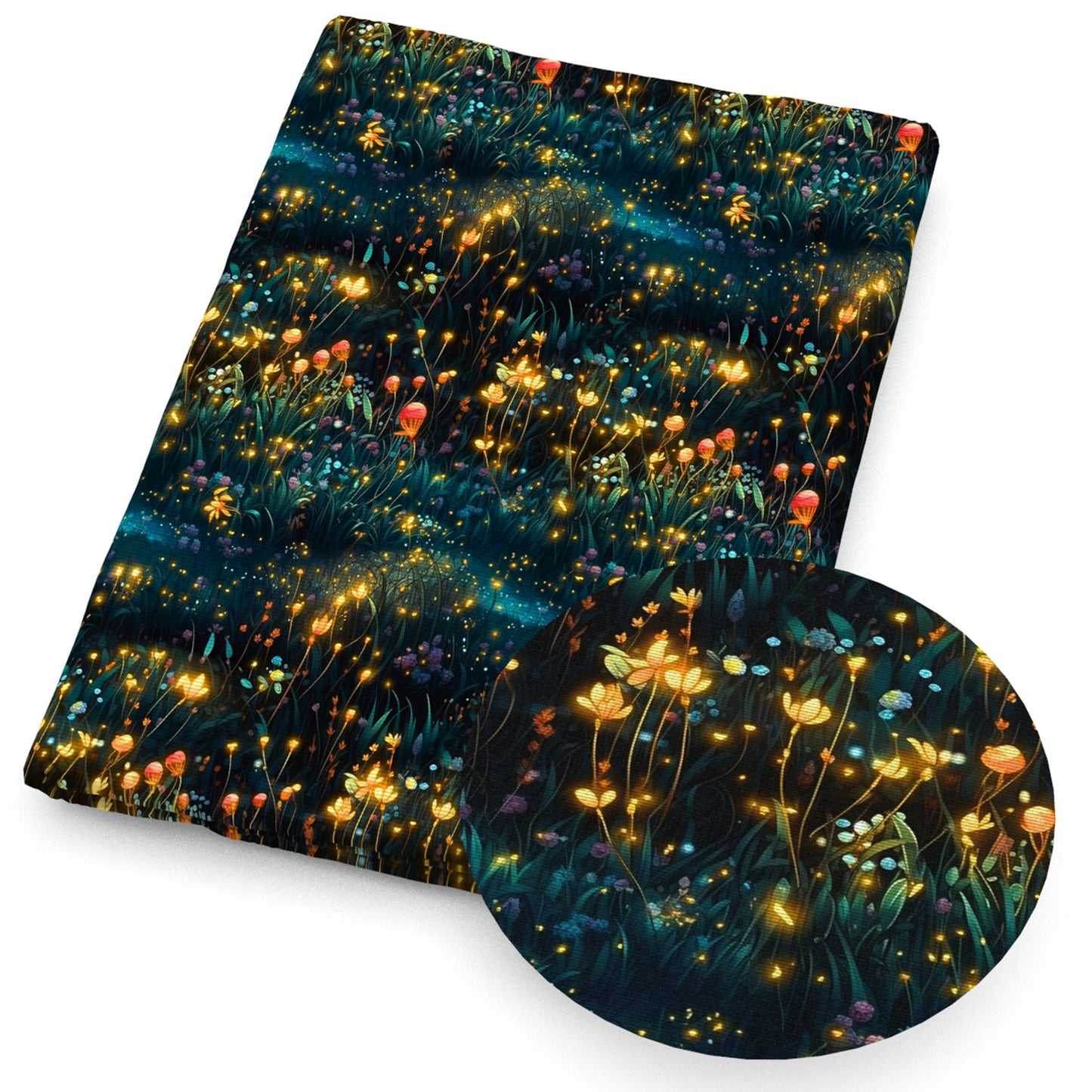 flowerfloral grass rainbow color fabric