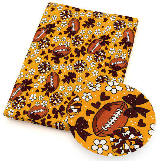 football soccer heart love flowerfloral fabric