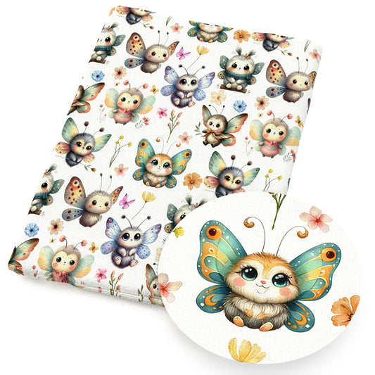 bee butterfly flowerfloral fabric