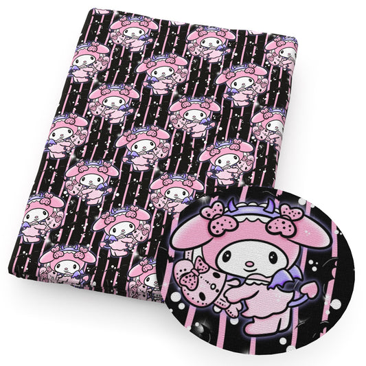 bat halloween dots spot stripe fabric