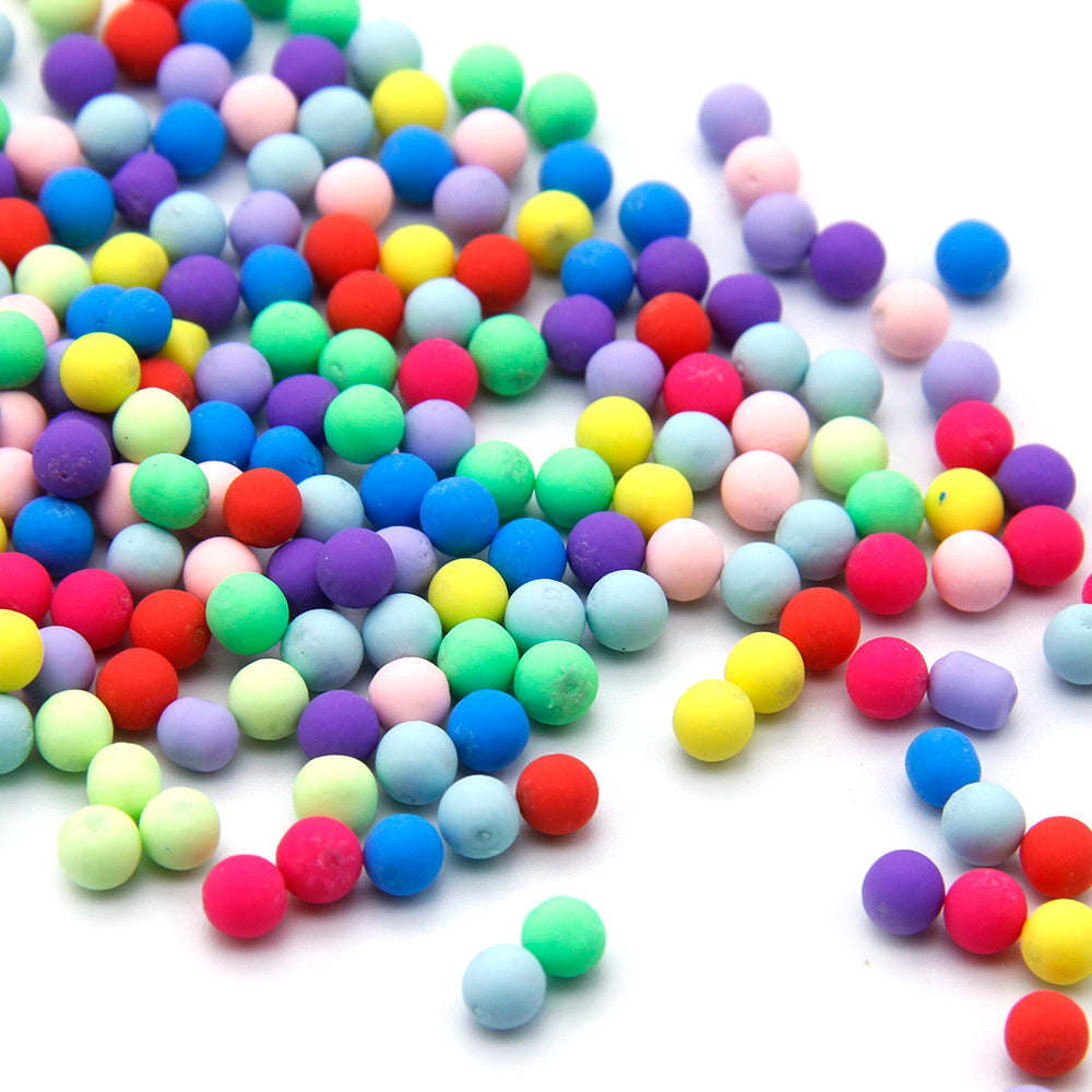 10PCS Candy Mix Color Soft Polymer Clay Charms Emulated Sugar Beans  Charms For Diy Nail Art Resin Crafts For Professionals Accessories without Hole