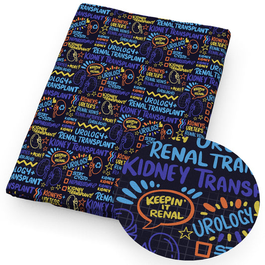 medical design theme fabric