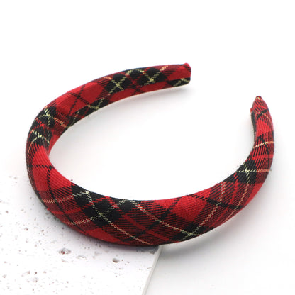 Vintage Checkered Headband