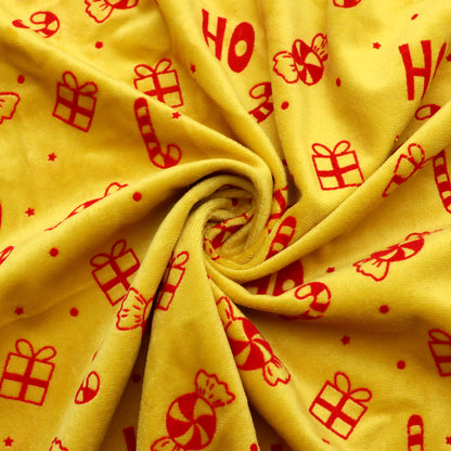 velvet christmas fabric
