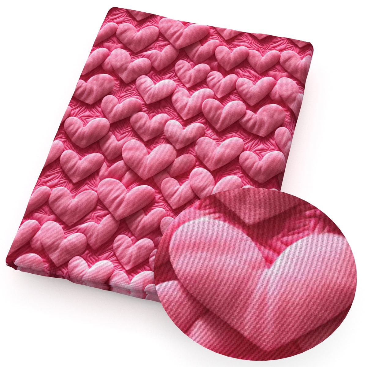 imitation embroidery series valentine's day heart love fabric