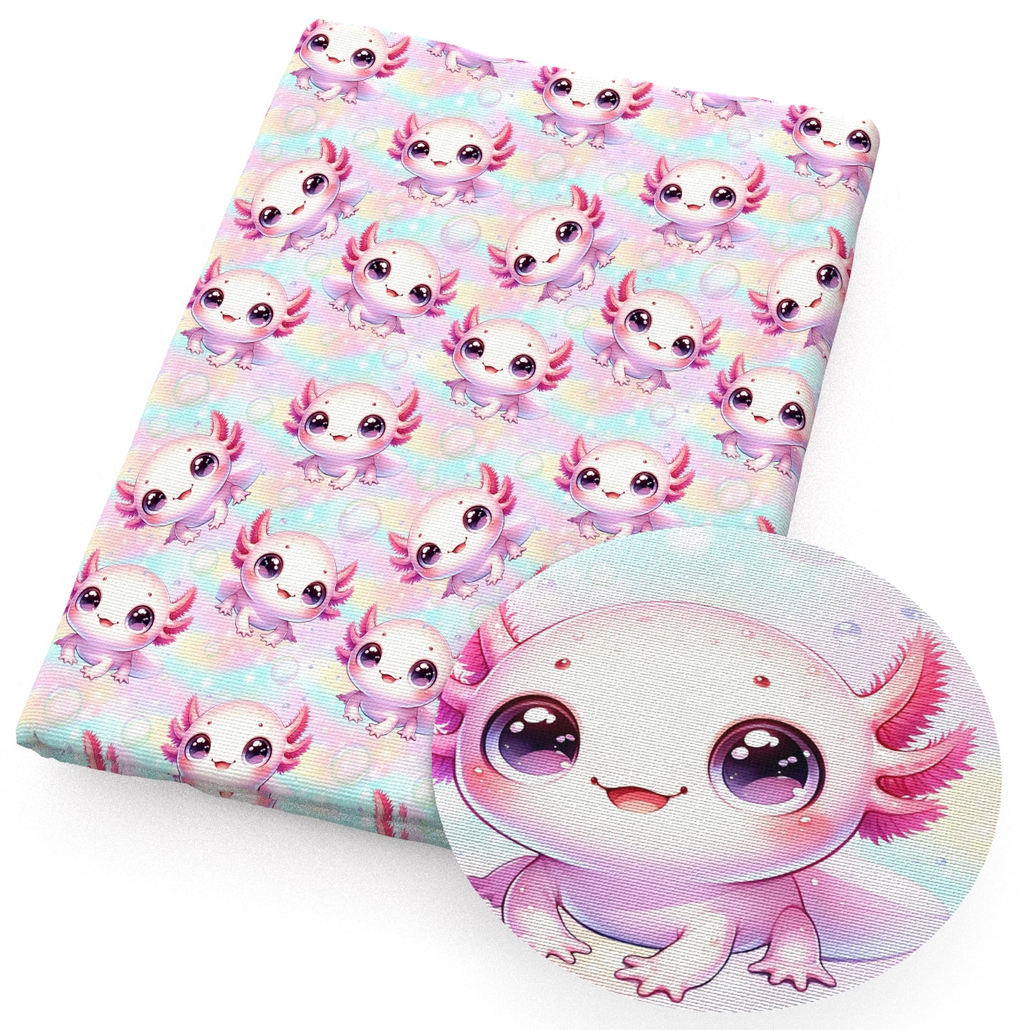 axolotl salamander fabric