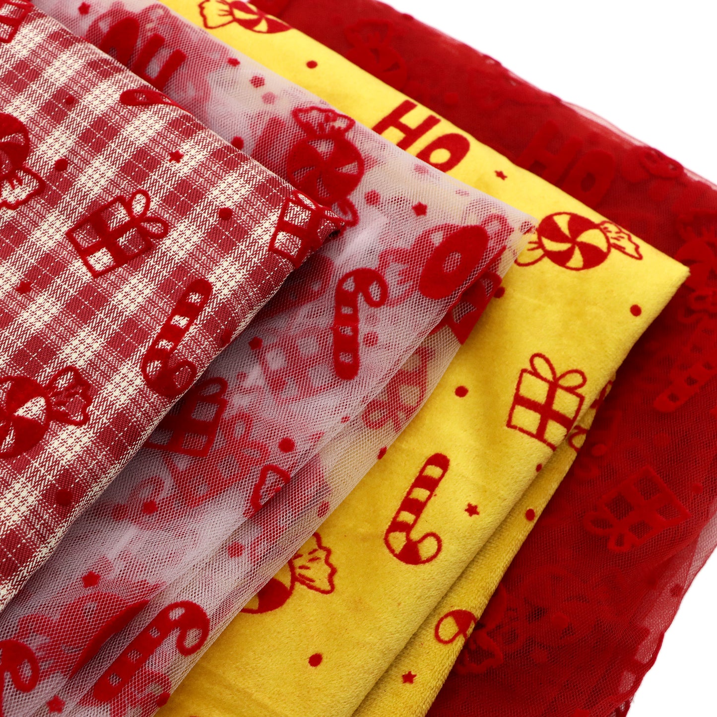 velvet christmas fabric