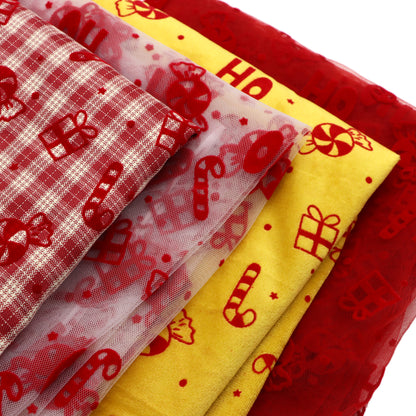 velvet christmas fabric