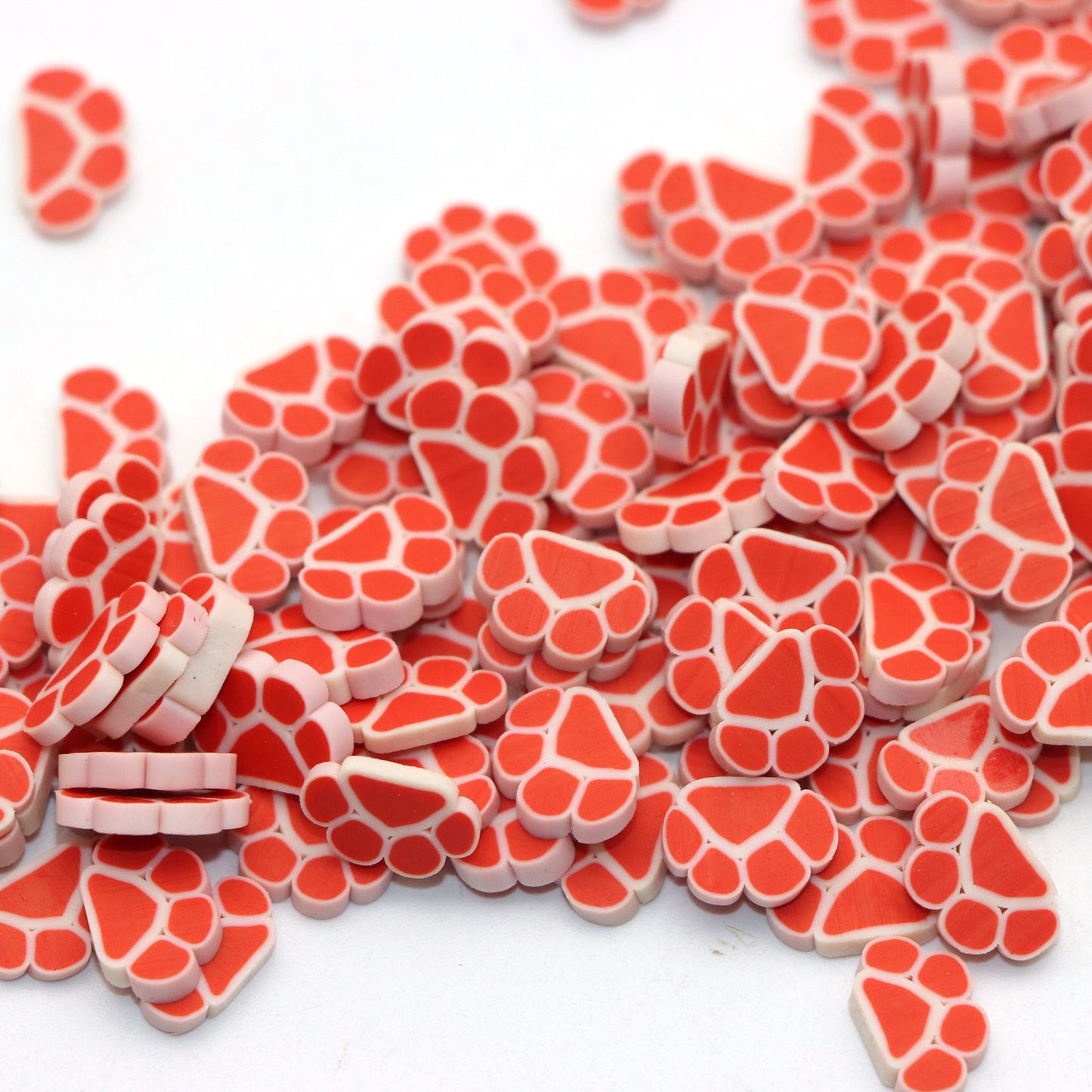 100pcs Cat Paw Nail Charms Polymer Clay - Glowing Nail Art Accessories for Women and Girls - Music Festival Nail Jewelry, Alcohol-Free, Perfect for Nail Art Supplies and DIY Nail Design
