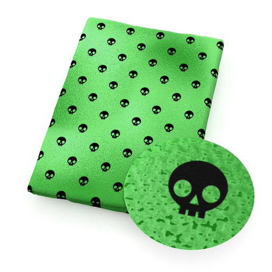 halloween skull ghost skeleton bones fabric