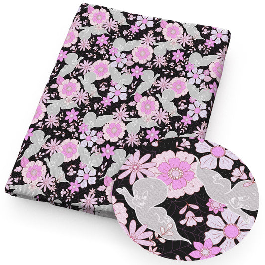 skull ghost skeleton bones halloween spiderspider web fabric