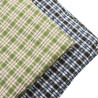 Vintage Plaid Squares Fabric - 62.99x19.68inch Perfect for Home Decor, Tablecloths, Curtains, Couch Covers, Pillows & Handmade Crafts, Home Decor Fabric | Plaid Pattern | Durable Fabric, Plaid Fabric