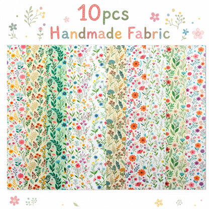 10pcs Vintage Floral Pattern Jelly Roll Fabric Strips 2.5X19.7inch Pre-Cut 100% Polyester For Patchwork Quilts, Table Runners, Placemats, Tote Bags, Storage Pouches, Makeup Bags, Coasters, Quilt Blocks & Binding