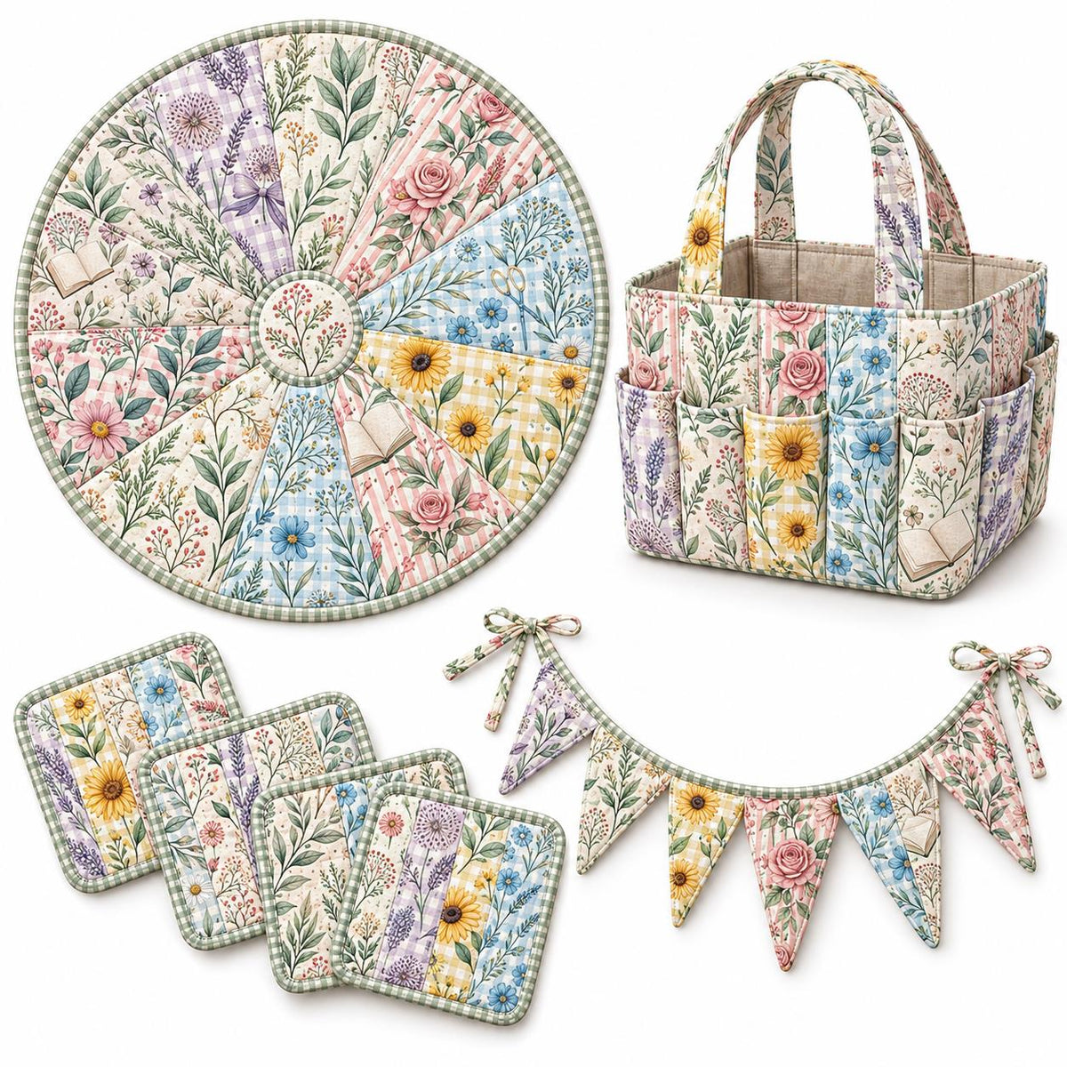 10pcs Vintage Floral Pattern Jelly Roll Fabric Strips 2.5X19.7inch Pre-Cut 100% Polyester For Patchwork Quilts, Table Runners, Placemats, Tote Bags, Storage Pouches, Makeup Bags, Coasters, Quilt Blocks & Binding