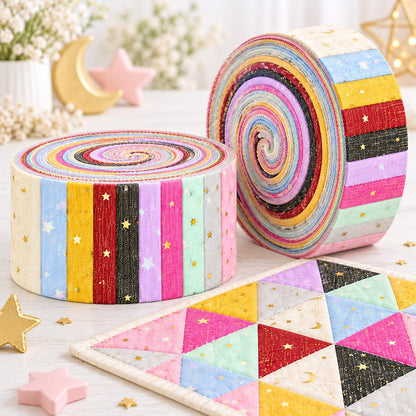 10pcs Vintage Butterfly Mesh Gauze Lace Series Jelly Roll Fabric Strips 2.5X19.7inch Pre-cut 100% Polyester for Patchwork Quilts, Table Runners, Placemats, Tote Bags, Storage Pouches, Makeup Bags, Coasters, Quilt Blocks & Binding Multi-color