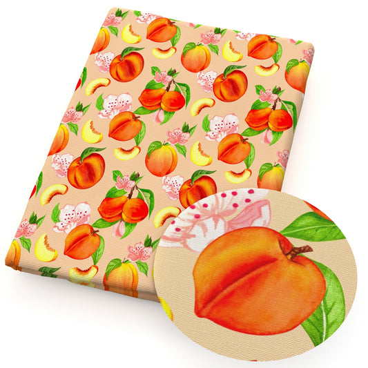 peach peach blossom fabric