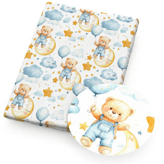 star starfish cloud balloon moon dots spot fabric