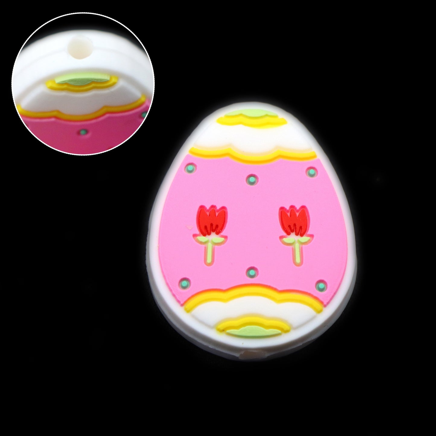 1PC Chicken Gnome Rabbit Bunny Easter Silicone Beads for Jewelry Making, DIY Beading, Key Bag Chain, Bracelet, Necklace, Beaded Pen Decors, and Home Decoration Accessories