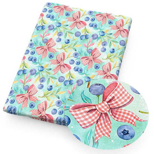 blueberry bowknotbows fabric