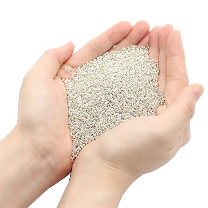 10g/pack 13/0 Ginkgo Miyuki Seed Beads Plain Solid Color Loose Spacer Acrylic Beads with Hole for Jewelry Making DIY Bracelet Necklace Chain Earrings Charm Bangle Decors Craft Accessories