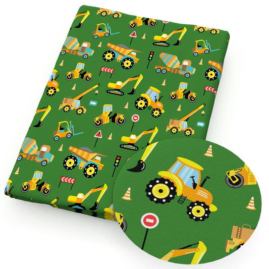 engineering construction vehicles fabric