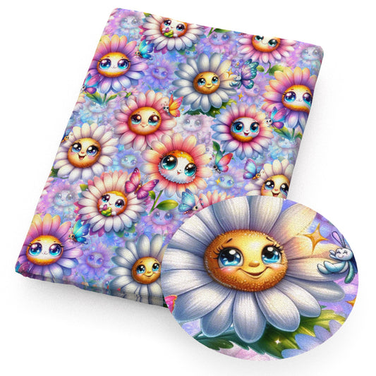 sunflower butterfly color series fabric