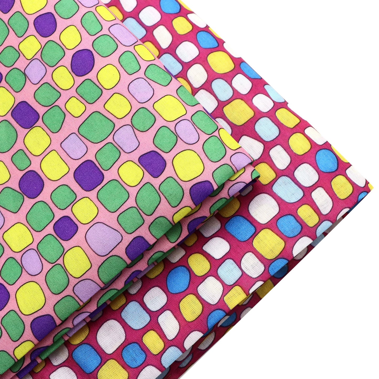 1pc colorful plaid Stone Pattern Quilting Fabric- 58.27x19.68inch(148x50cm) Polyester Craft Fabrics DIY Handmade Projects Doll Clothes Fabric Precut For Patchwork Craft