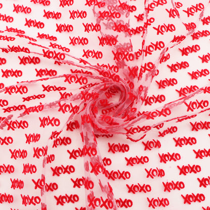 velvet Valentine's Day fabric