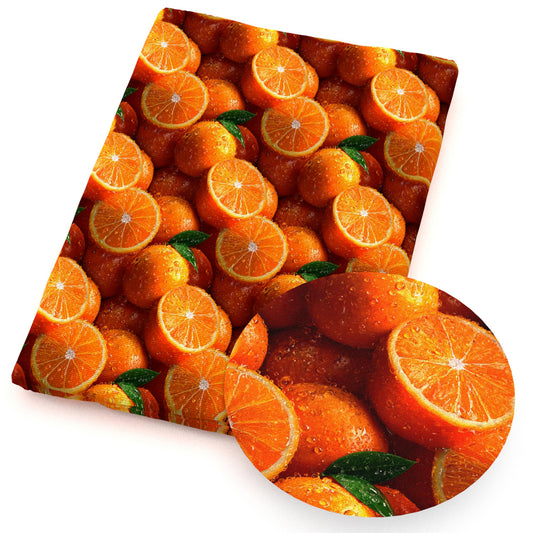 fruit orange fabric