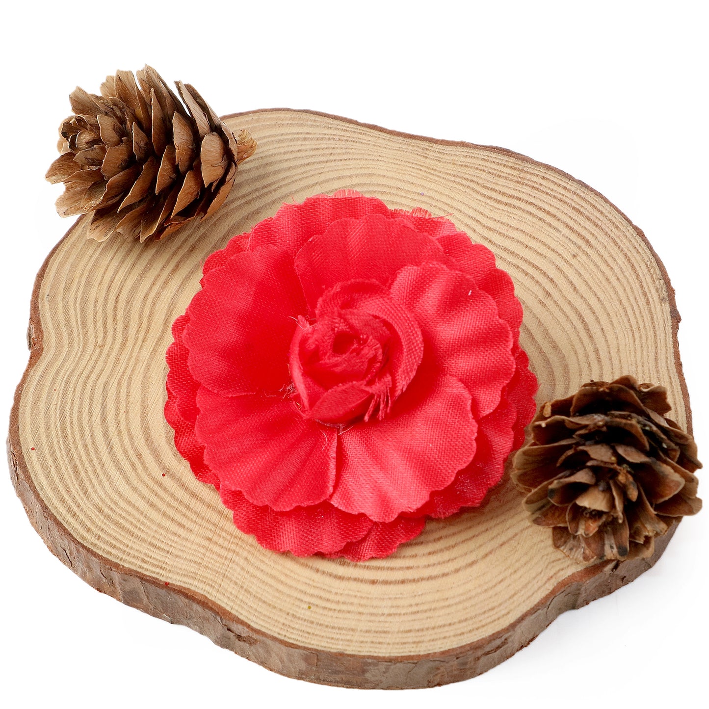 5Pcs Artificial Flowers,Fake Flowers Head Rose Artificial Silk Flower for DIY Card Making & Craft Decorations, Wedding Home Decoration,DIY Scrapbooking Party Birthday Decor