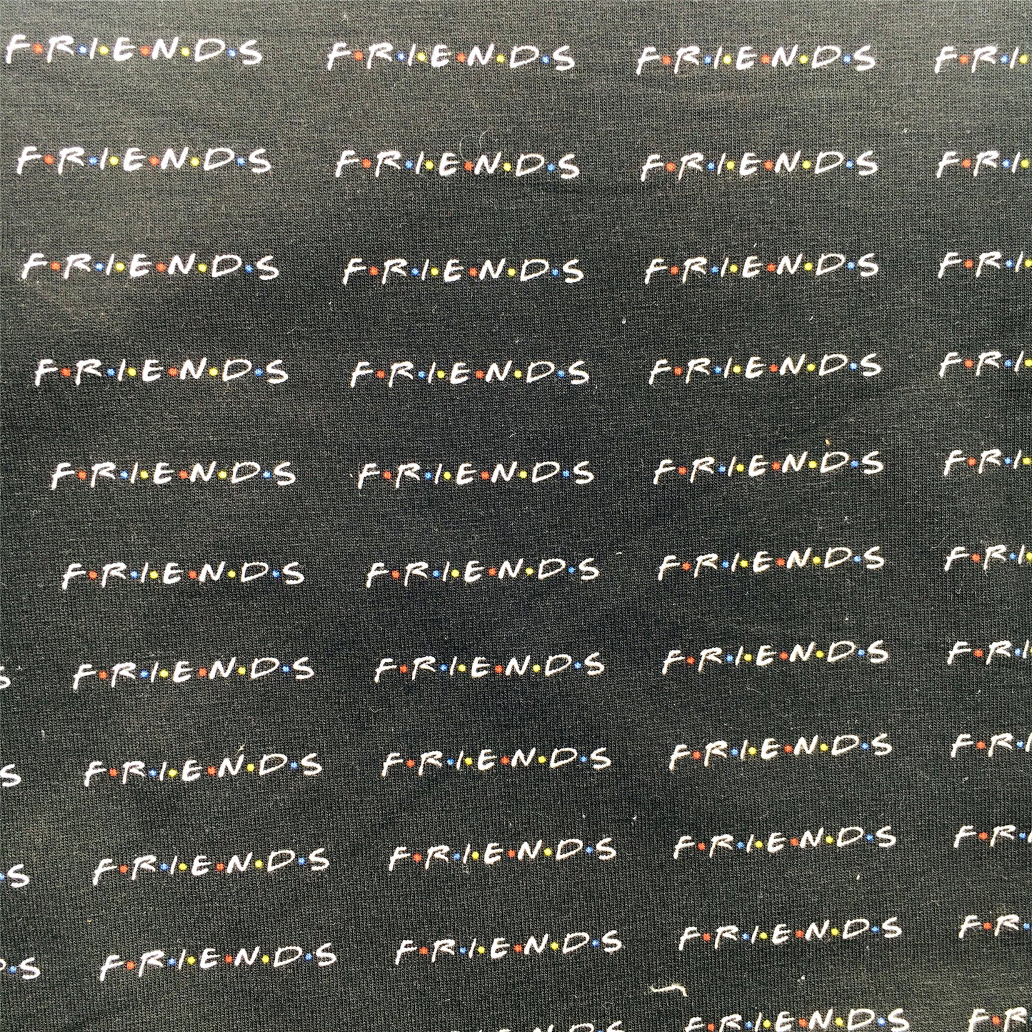 black series printed fabric