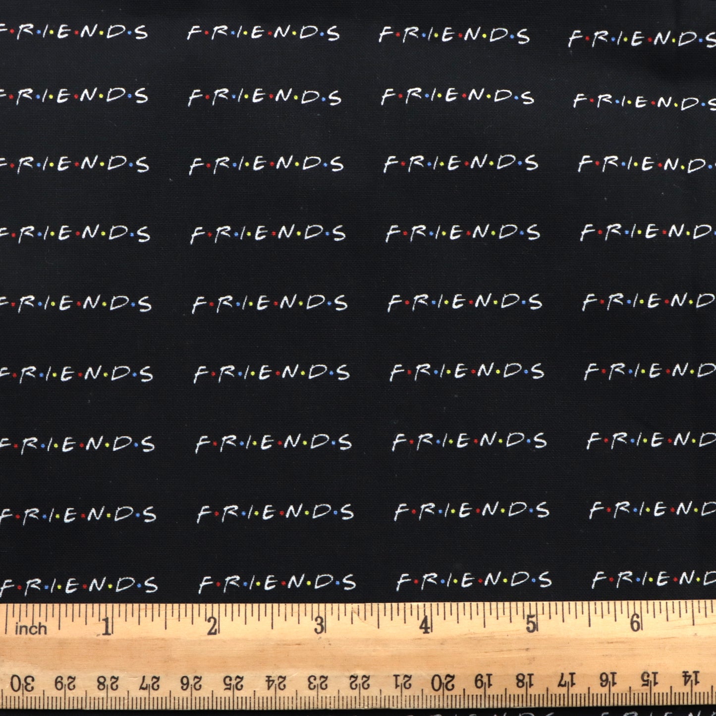 black series printed fabric