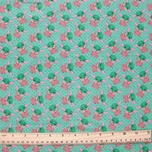 Load image into Gallery viewer, dots spot green series printed fabric
